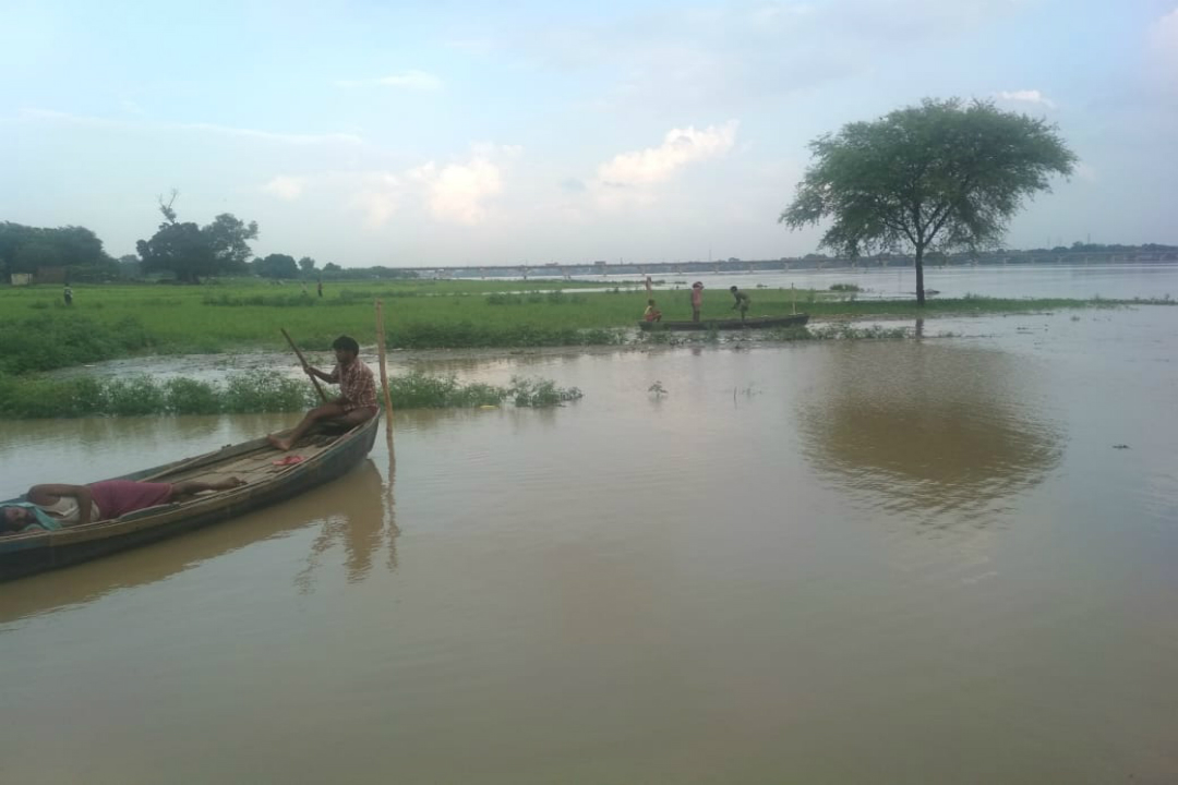 Ganga Flood in Mirzapur