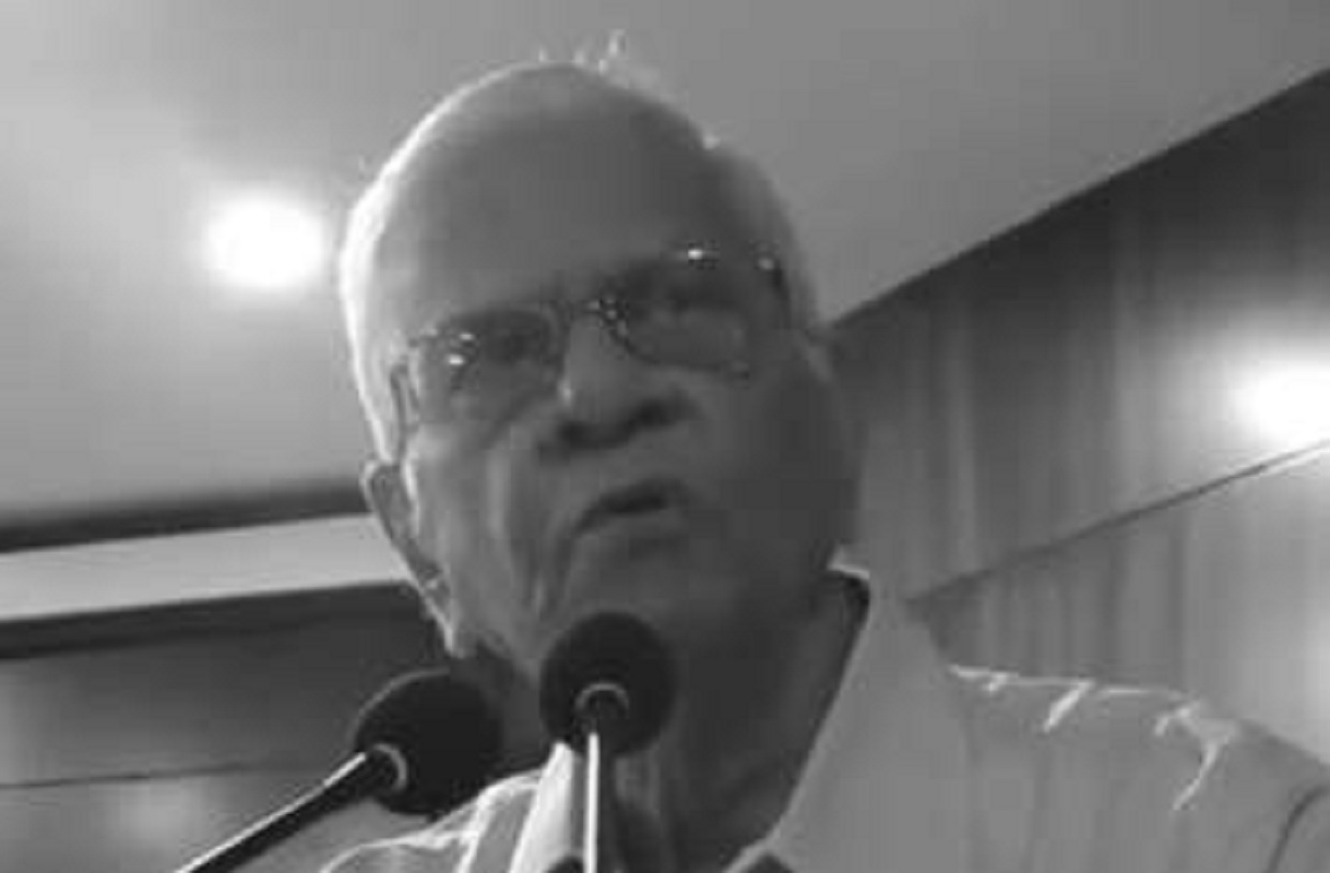 death of Professor Vijayashankar Vyas