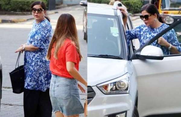zeenat aman spotted lunch date latest photos