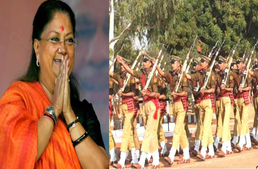 exclusive rajasthan police promotion vasundhara raje