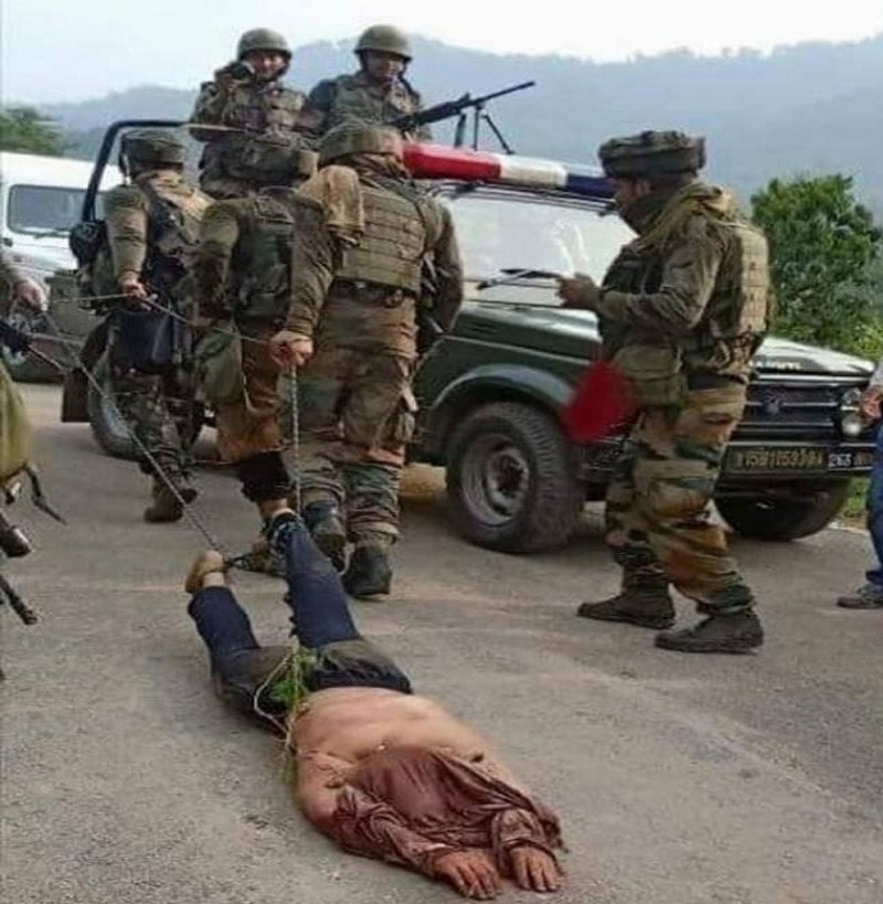 see bombarding on Myanmar -India border