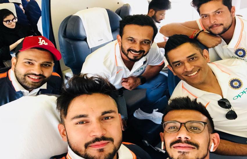 INDIAN CRICKET TEAM OFF TO UAE