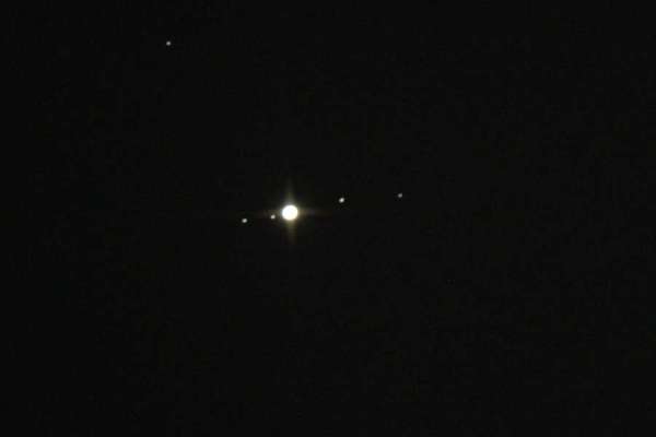 Five Moons seen in the sky from Jodhpur