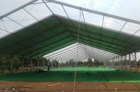 तीन राज्य से आए 150 करीगरों द्वारा बनाया जा रहा पंडाल