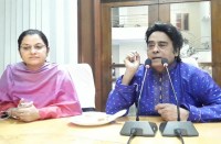 चक्रधर समारोह में कार्यक्रम प्रस्तुत करने आए कथक नर्तक की प्रेस वार्ता