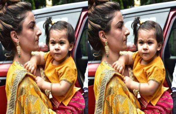 inaaya ganpati celebrations new pics goes viral