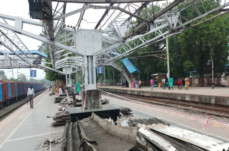 जांजगीर-नैला रेलवे स्टेशन में शेड सहित अन्य सुविधाओं का हो रहा विस्तार