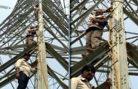 farmers unique protest in satna madhya pradesh