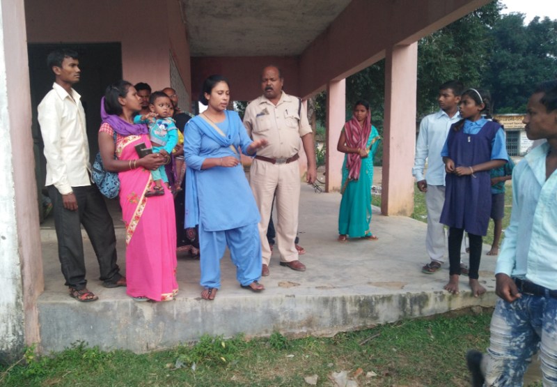 Police caught husband-wife