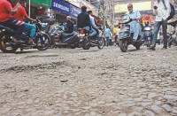Road condition worsened