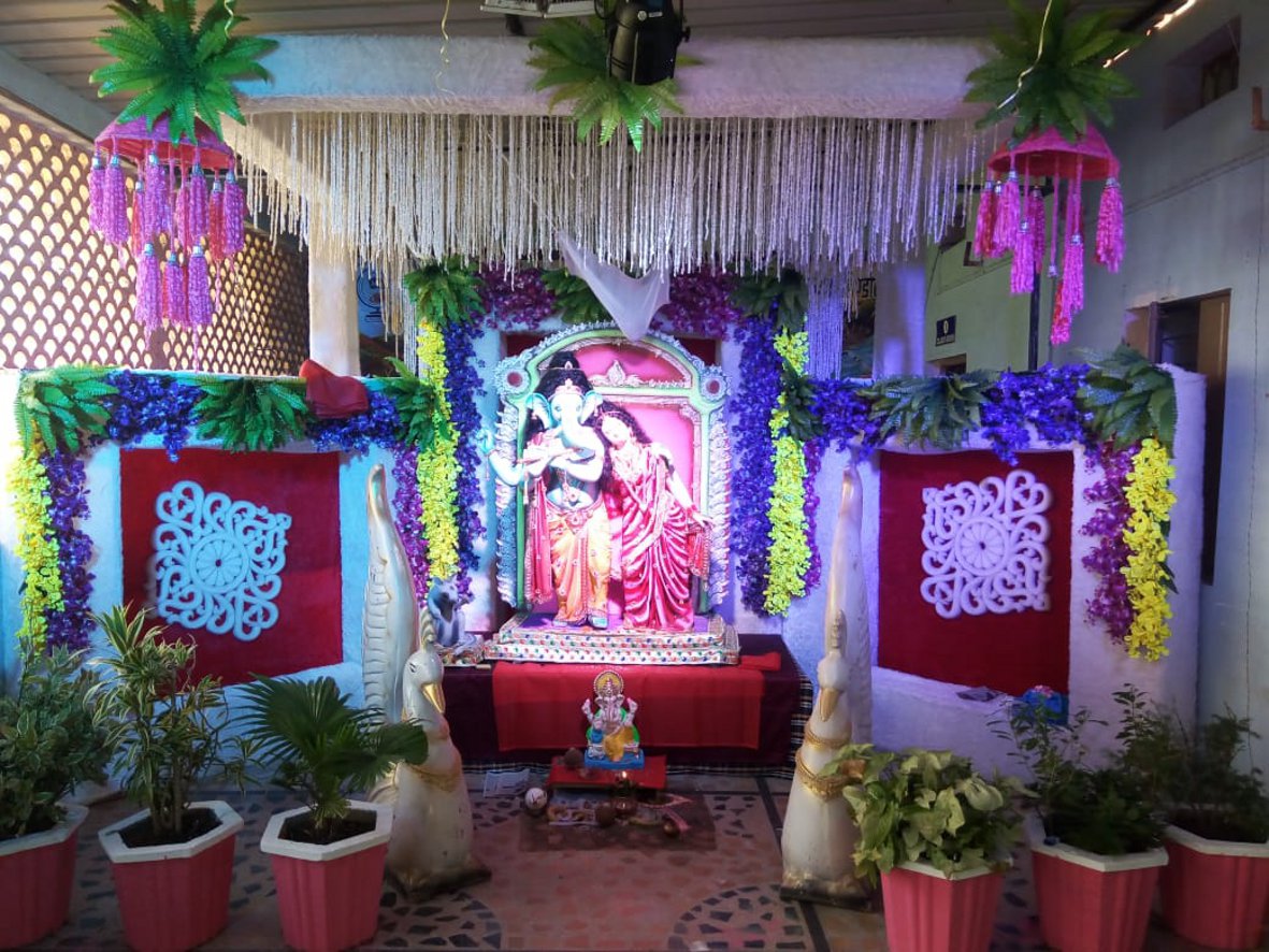 Events on Ganesh Utsav in Meklesuta College