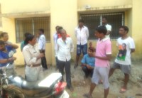 Relative talk with police