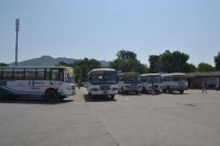hoshangabad, bus stand, shop, replace
