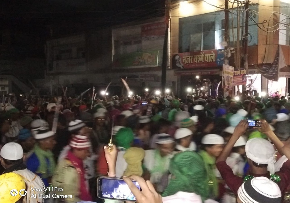 मोहर्रम की आठवीं तारीख को पैगी ने कुछ इस प्रकार की तवाफ