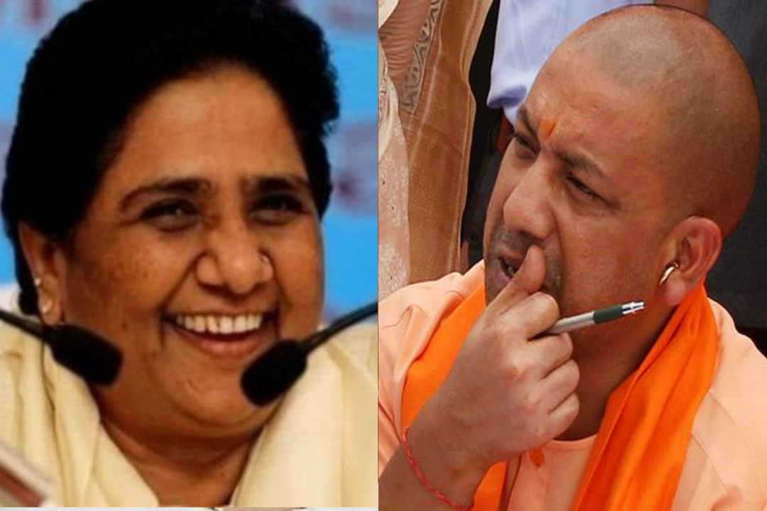 Mayawati and Yogi Adityanath