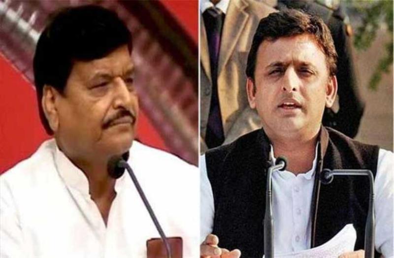 akhilesh yadav and shivpal yadav