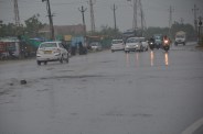 heavy rain in ajmer , temperature decreases in city