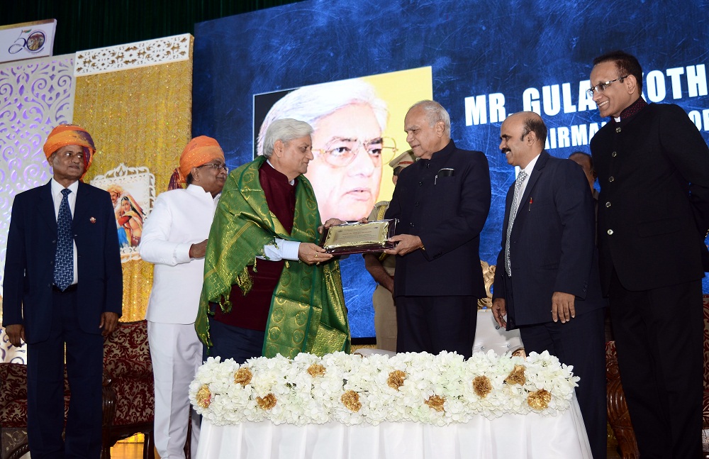 Gulab Kothari conferred 'The Legend of Rajasthan'