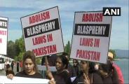 Pakistani Christians protesting for demand of equal rights