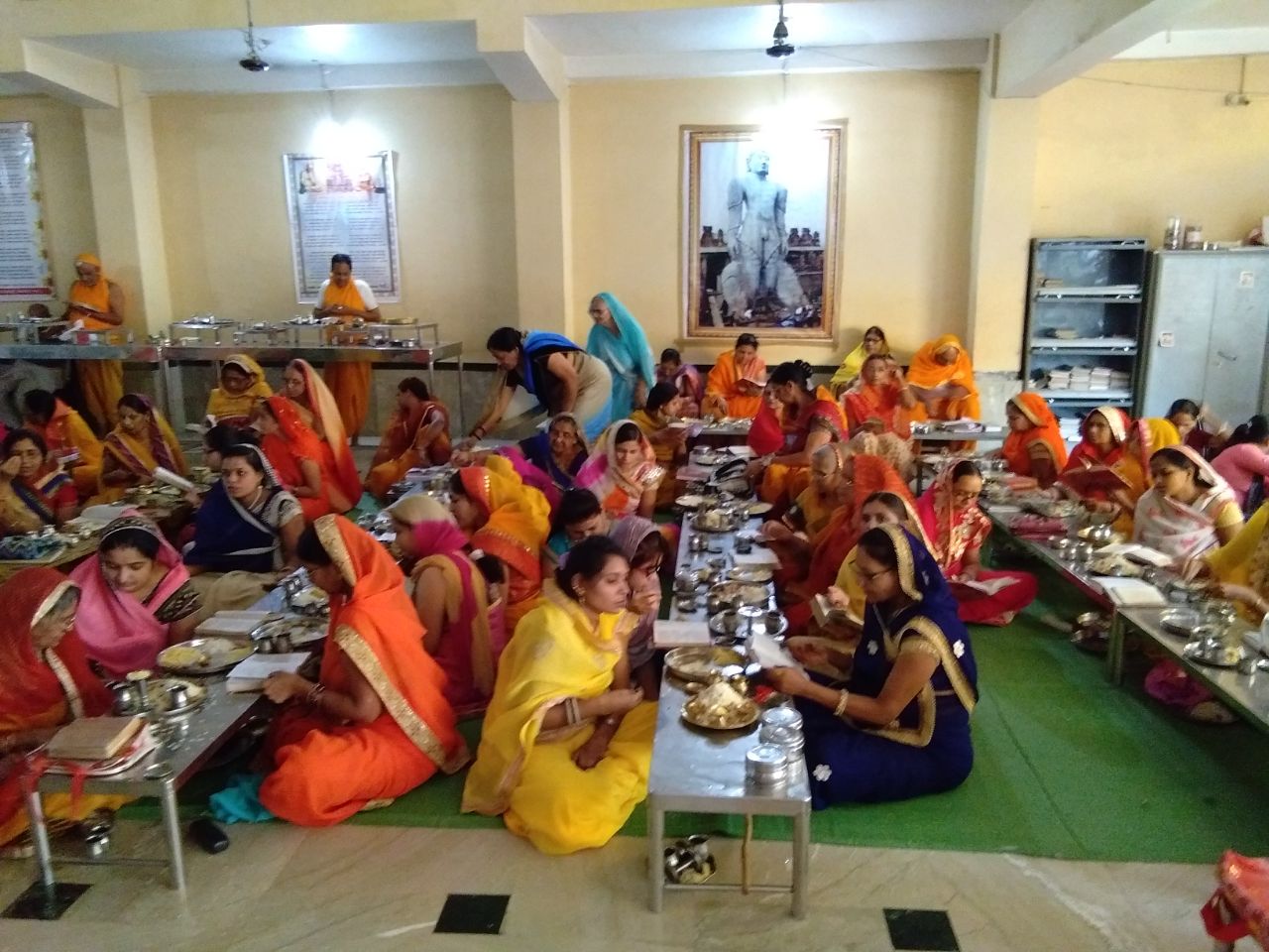 Cultural program in Jain temple