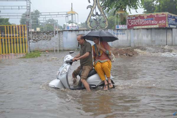 Photos Of Heavy Rain In Alwar