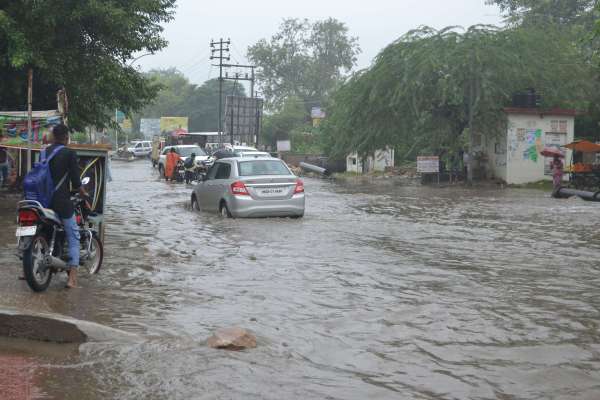 Photos Of Heavy Rain In Alwar