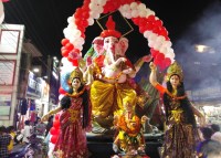 Ganesh statue immersion