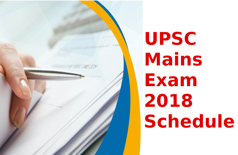 UPSC Mains Exam 2018