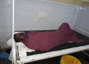 Injured villager