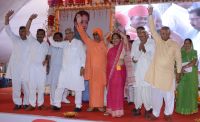 cm raje with shekhawati bjp leaders in sikar 