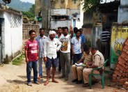 Police on the spot