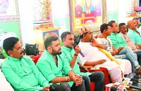 The color of the service, along with devotion