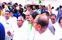 भूपेश बघेल के जेल जाने के बाद सरकार के खिलाफ प्रदर्शन