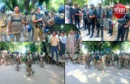 बीएचयू छात्रावास खाली कराता जिला प्रशासन
