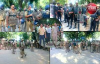 बीएचयू छात्रावास खाली कराता जिला प्रशासन