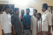 तीन कांग्रेसी सभा स्थल से गिरफ्तार
