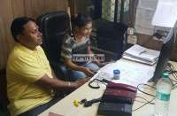 Bitiya work : Bitia's hand in the work of father in pali