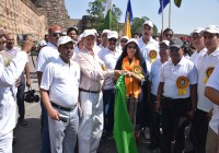 rally on world tourism day in jhansi