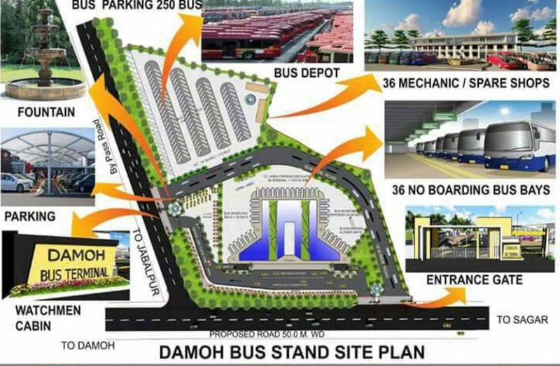 सौगात : दमोह में बनेगा हाइटेक बस स्टैंड, इन सुविधाओं से रहेगा लेस, आप भी जाने