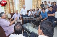 pali Textile merchant met the Central minister