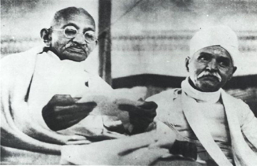 महात्मा गांधी और मदन मोहन मालवीय