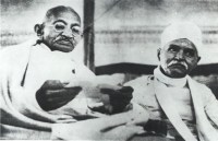 महात्मा गांधी और मदन मोहन मालवीय