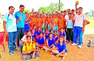Good performance of the district team in handball competition