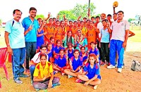 Good performance of the district team in handball competition