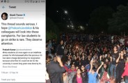 HNLU Protest