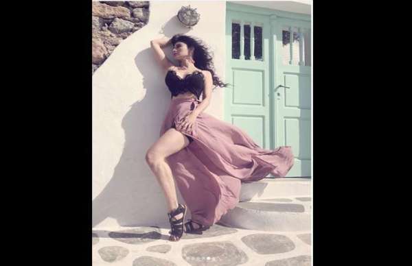 mouni roy looks stunning in sexy dress