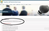 rsmssb udyog prasar adhikari Result