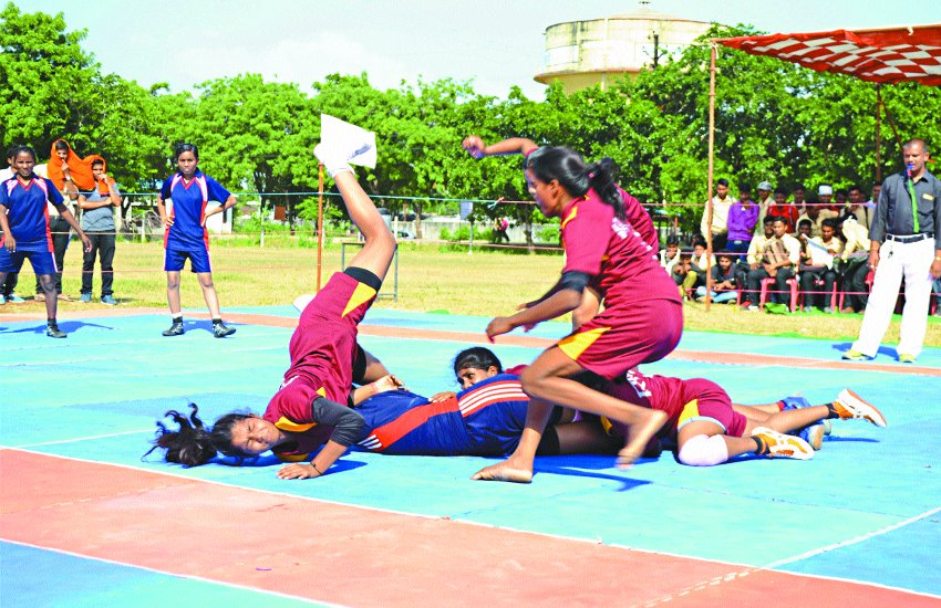 Girls kabaddi competition