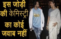 anushka sharma in white saree spotted