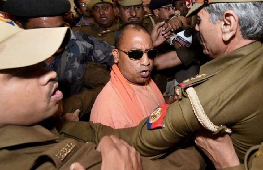 CM Yogi Adityanath and UP Police
